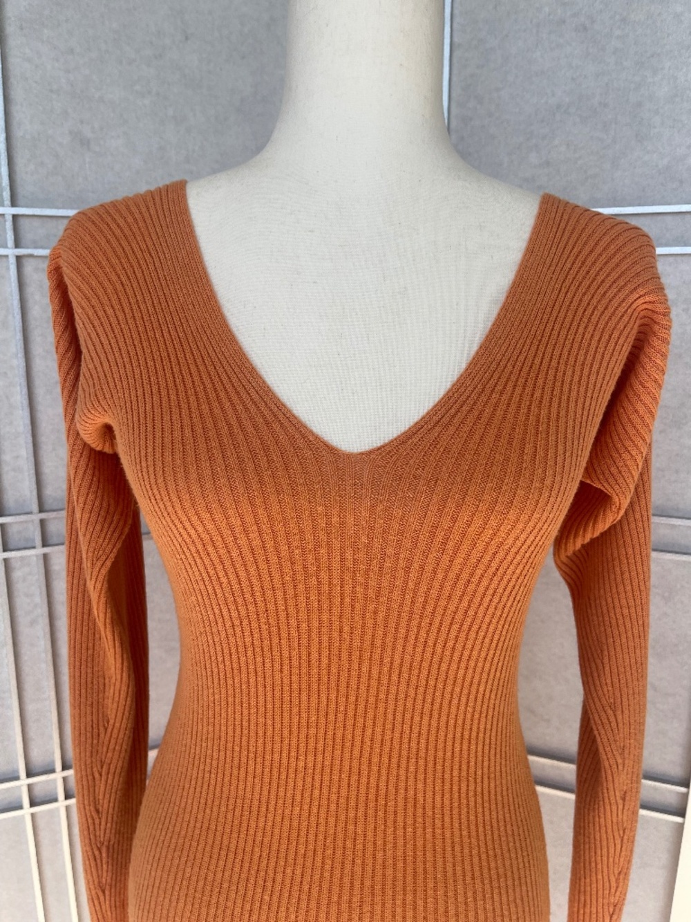 NWT REMAIN by Birger Christensen Coral Gold Courtney Knit Midi Dress sz 2